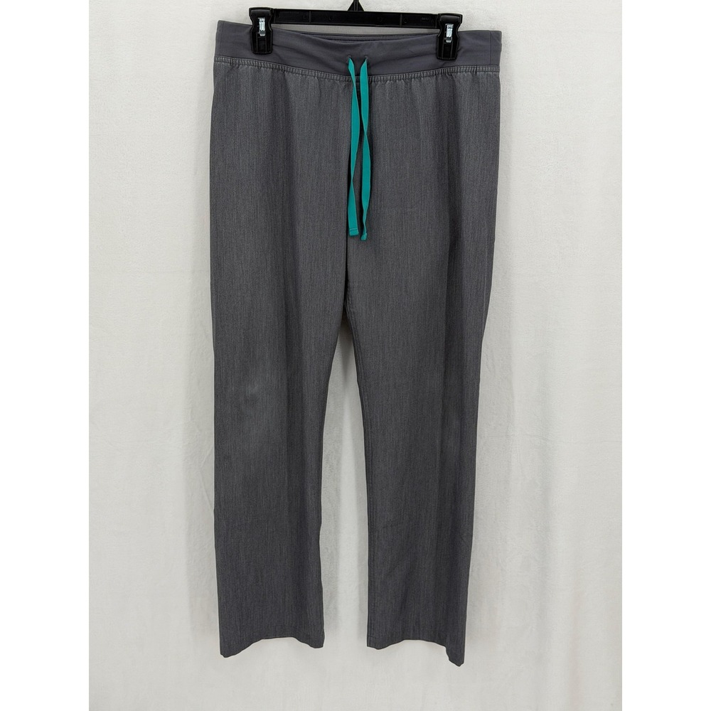 Figs Scrub Pants Women Medium Gray Livingston Basic Technical Collection Medical
